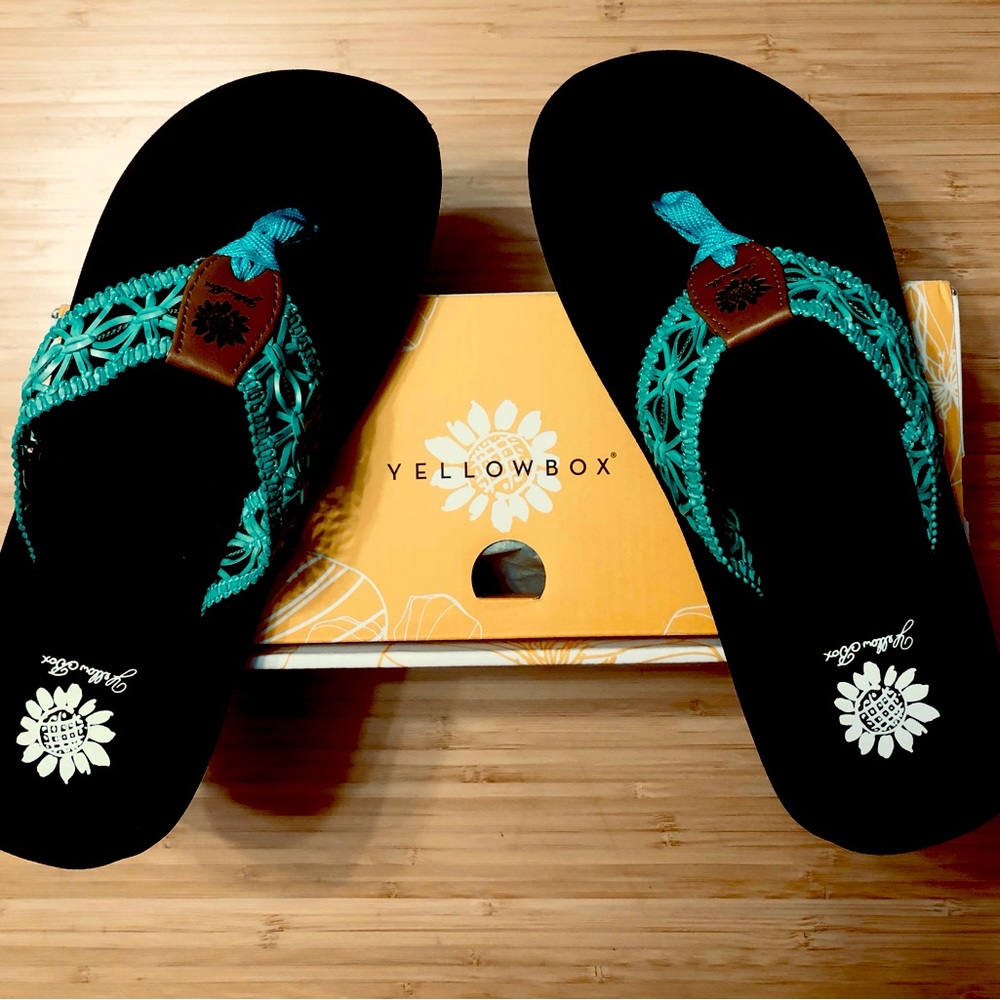 Yellow Box Sandals